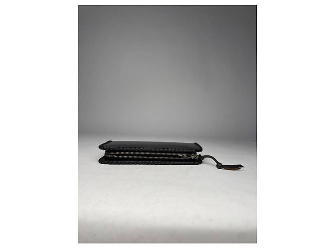 Autre Marque Nicht signierte schwarze Lackledertasche - Ansicht 4
