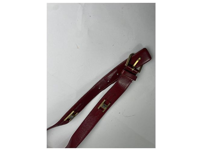 Cintura in pelle bordeaux Givenchy Bordò - vista 2