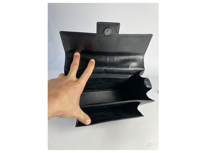 Givenchy 4G schwarze Lederhandtasche - Ansicht 3