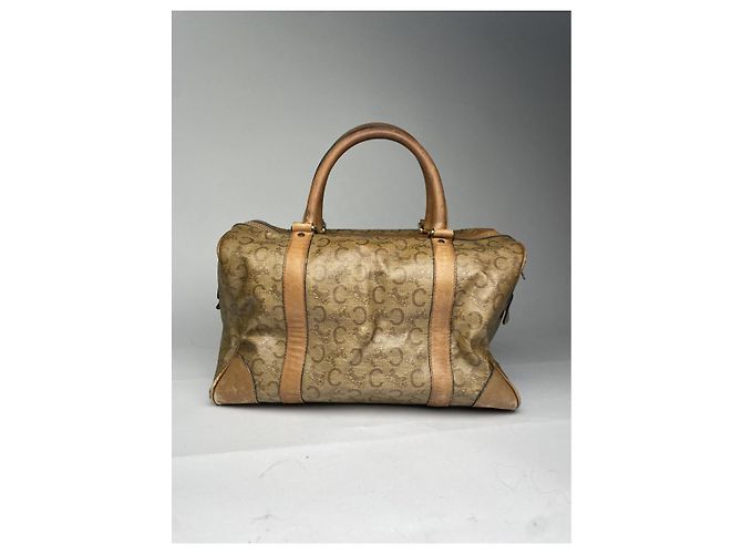 Céline Bolso de cuero dorado Celine - vista 3