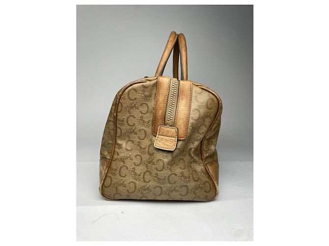 Céline Bolso de cuero dorado Celine - vista 4
