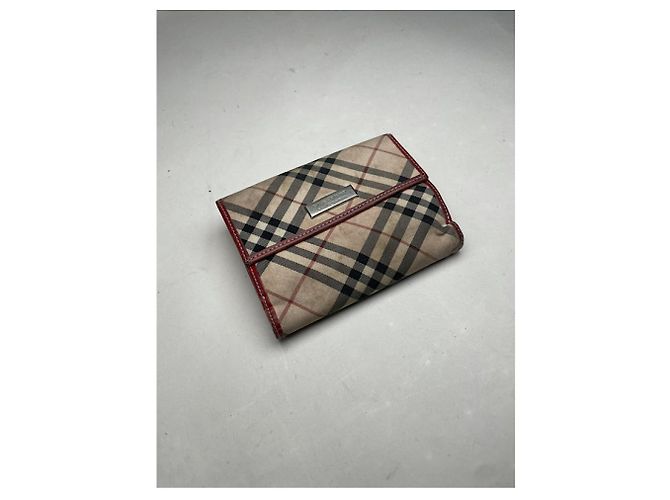 Burberry Beiger Leder Geldbörse - Ansicht 2