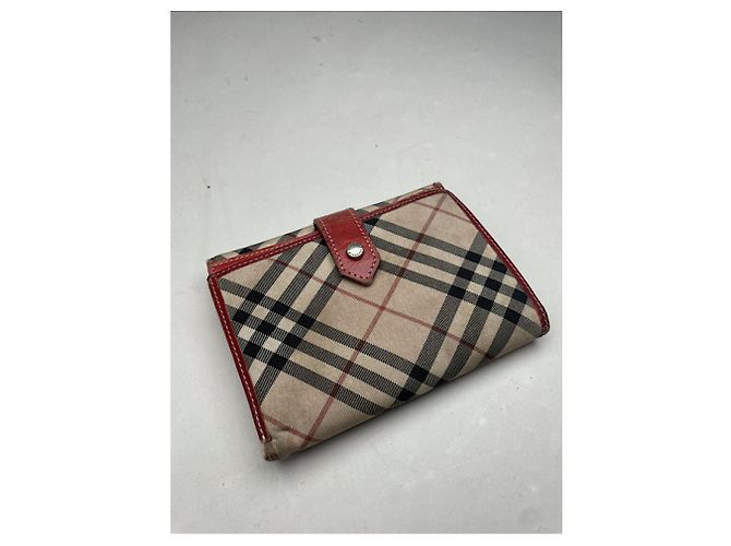 Burberry Beiger Leder Geldbörse - Ansicht 3