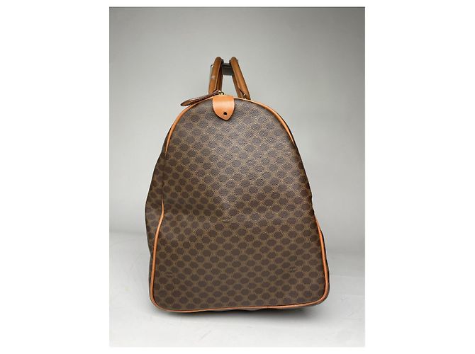 Céline Borsa da viaggio in pelle marrone Celine - vista 3