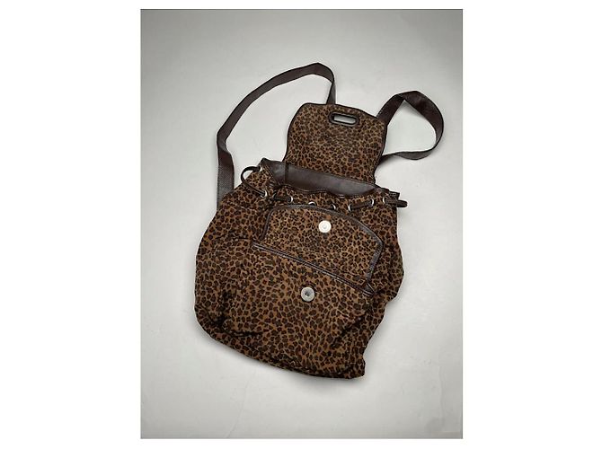 Braune Polyester-Handtasche von Bottega Veneta - Ansicht 2