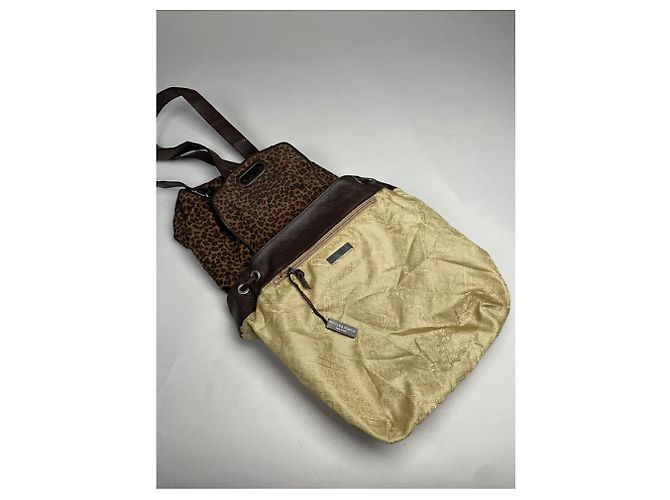 Braune Polyester-Handtasche von Bottega Veneta - Ansicht 3