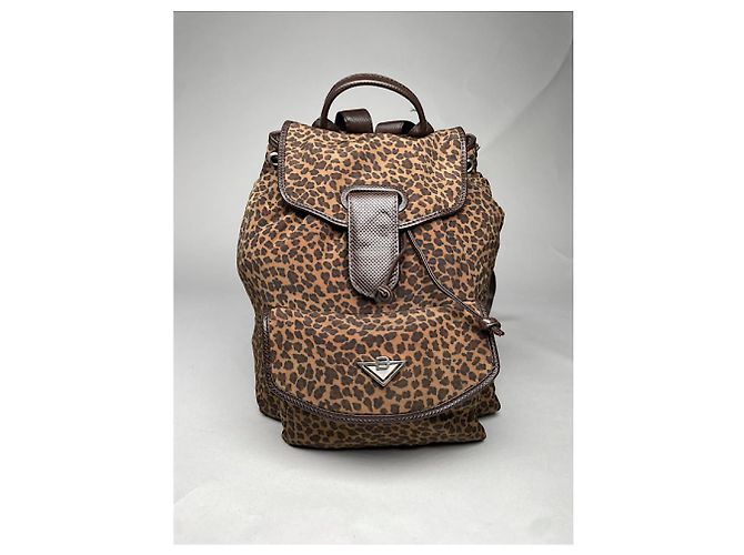 Braune Polyester-Handtasche von Bottega Veneta - Ansicht 5