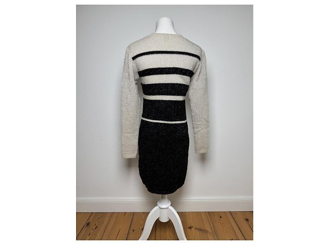 Schwarzes Polyesterkleid von Balenciaga - Ansicht 3