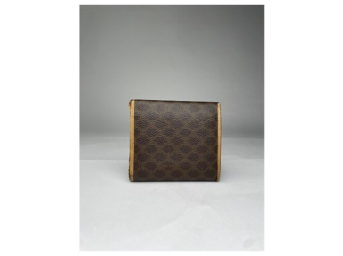 Céline Cartera de cuero marrón Celine Triomphe Castaño - vista 2