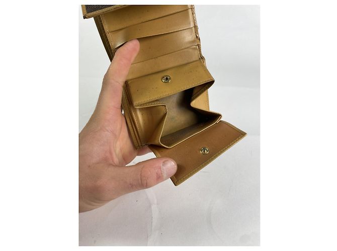 Céline Cartera de cuero marrón Celine Triomphe Castaño - vista 5