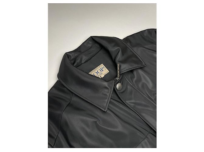 JOOP! Schwarze Lederjacke - Ansicht 3