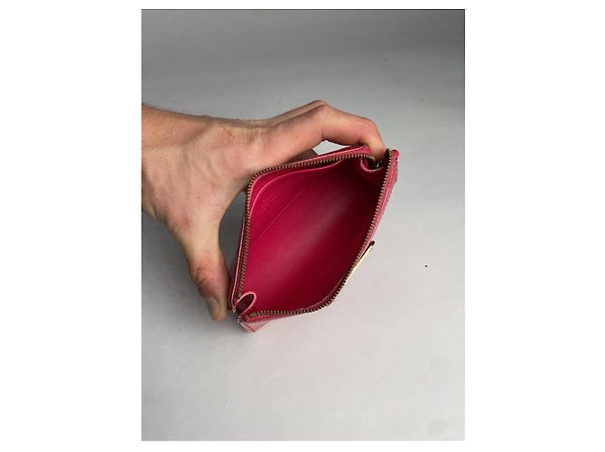 Clutch in pelle rossa Shirley di Louis Vuitton Rosso - vista 3