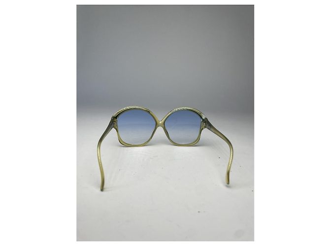 Gafas de sol de plástico amarillo Dior - vista 3