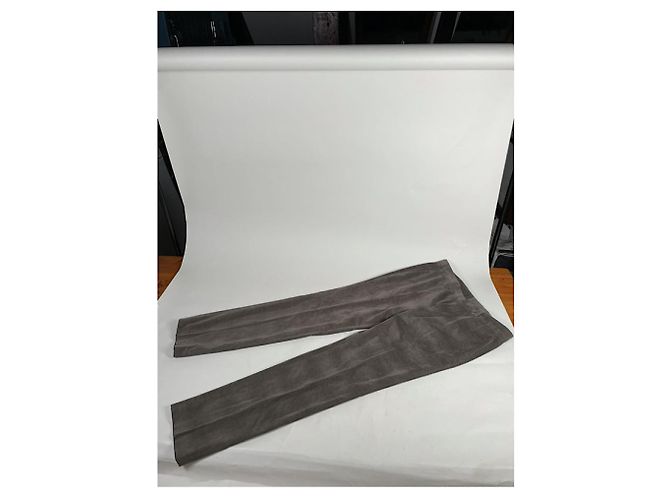 Hugo Boss Pantalón de algodón gris Boss - vista 3