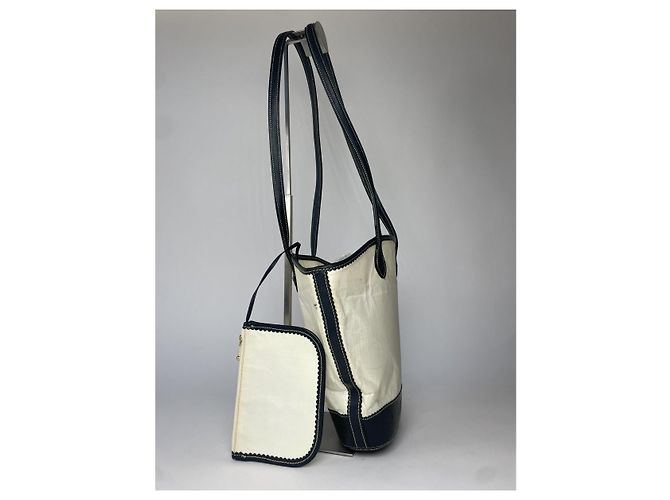 Borsa a mano in pelle bianca Loewe Puzzle Bianco - vista 3