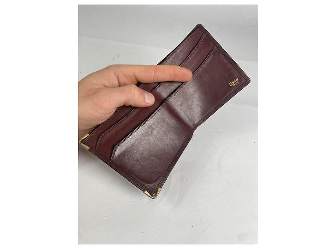 Cartier Bordeaux Lackleder Tasche - Ansicht 3