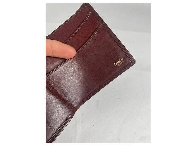 Cartier Bordeaux Lackleder Tasche - Ansicht 4