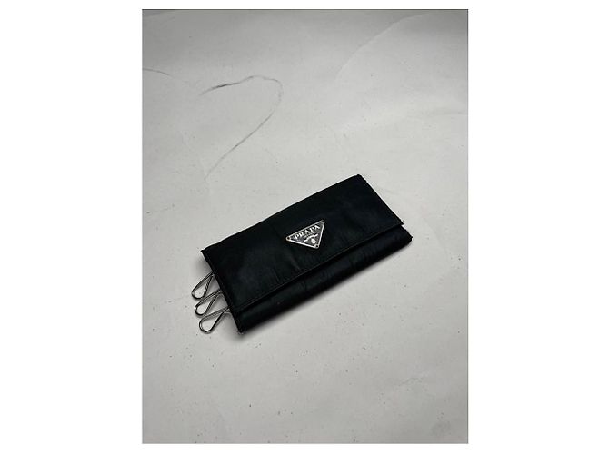 Borsa in poliestere nera Prada Nero - vista 4