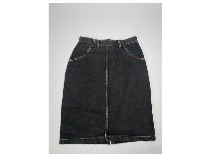 Gonna in denim antracite Missoni Grigio antracite - vista 5