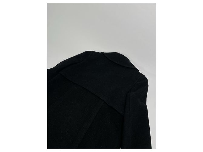 Anthrazitfarbener Wolltrenchcoat von Marc Jacobs Anthrazitgrau - Ansicht 5