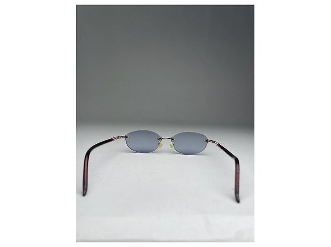 Céline Celine Blaue Metallsonnenbrille - Ansicht 4