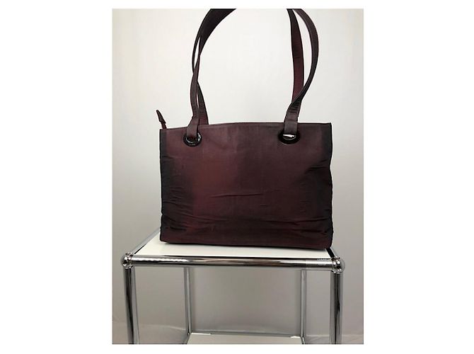 Borsa hobo in poliestere viola Gucci Porpora - vista 2