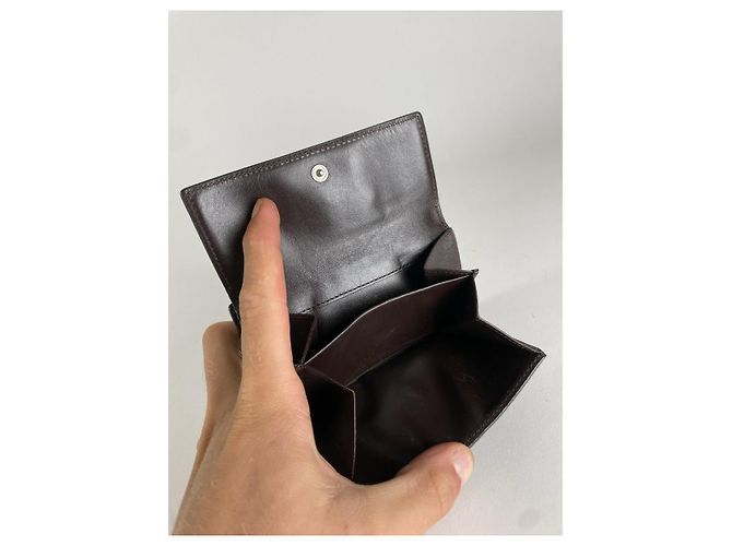Billetera de cuero navy Loewe Puzzle Azul marino - vista 3