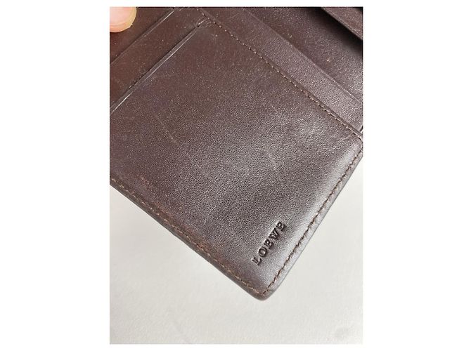 Billetera de cuero navy Loewe Puzzle Azul marino - vista 5