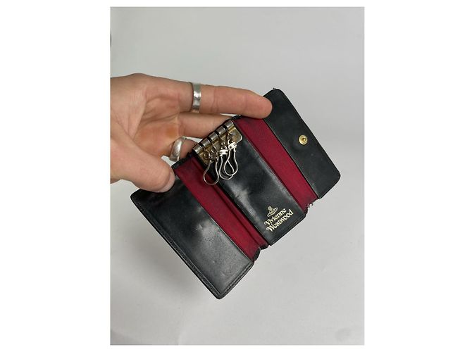 Borsa in pelle nera Vivienne Westwood Nero - vista 5