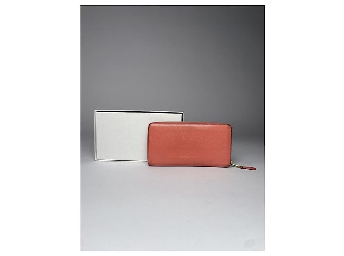 City Cartera de cuero naranja Balenciaga - vista 4