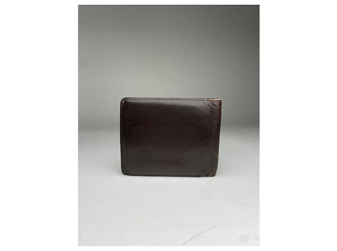 Portafoglio in pelle marrone Gucci Soho - vista 2