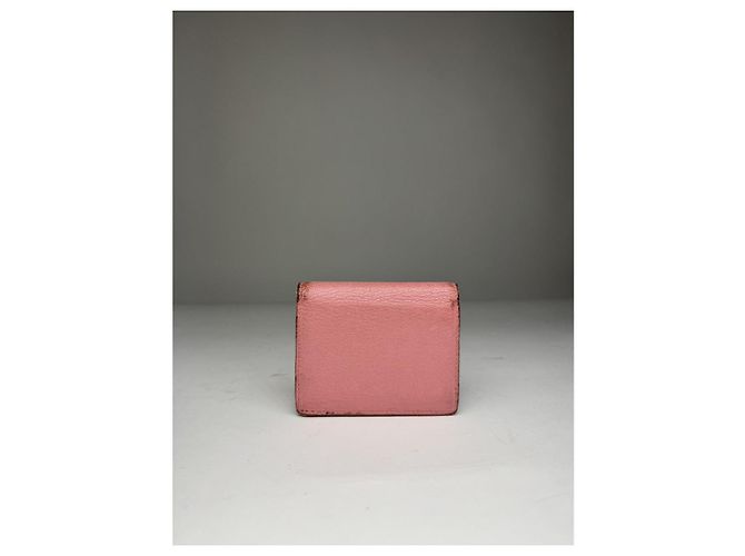 Borsa in pelle rosa Miu Miu - vista 2