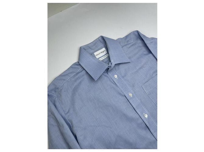 Courreges Camicia in cotone blu Courrèges - vista 2