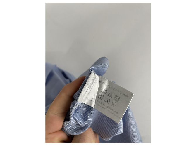 Courreges Camicia in cotone blu Courrèges - vista 4