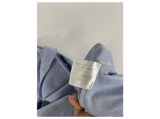 Courreges Camicia in cotone blu Courrèges - vista 5