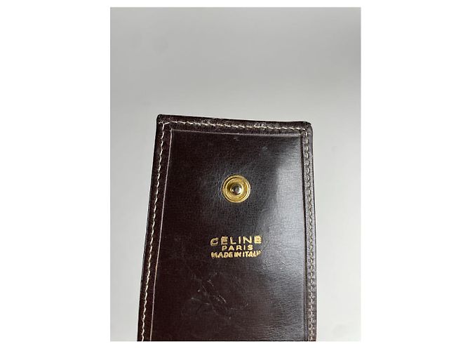 Céline Borsa in pelle marrone Celine - vista 5
