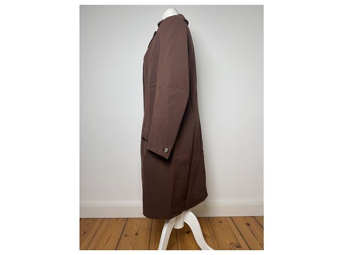 Brauner Polyester-Trenchcoat von Gianni Versace - Ansicht 3