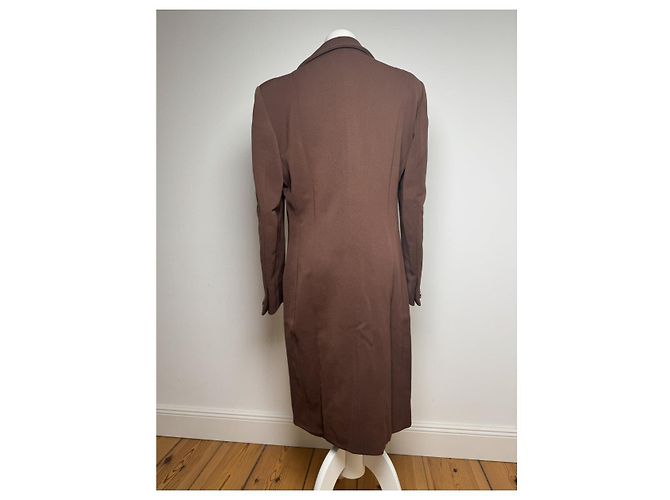 Brauner Polyester-Trenchcoat von Gianni Versace - Ansicht 4