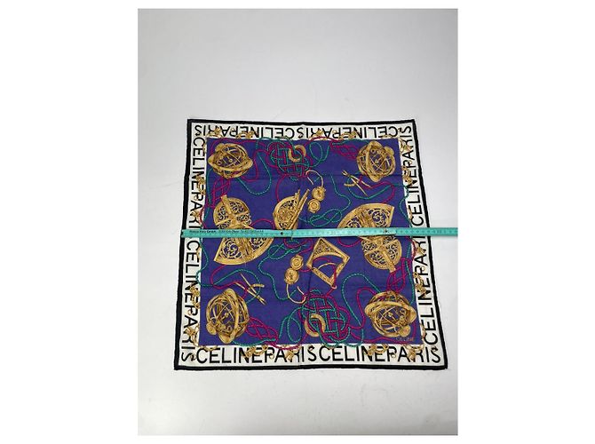 Céline Cachecol de seda roxa Celine Roxo - vista 5
