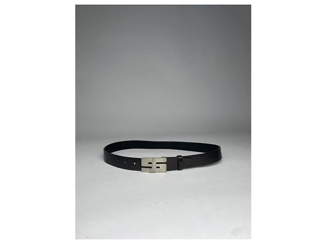 Jil Sander schwarze Leder-Gürtel - Ansicht 5