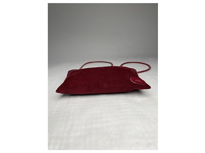 Borsa a mano in pelle bordeaux Loewe Amazona Bordò - vista 2