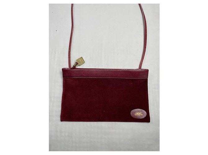 Borsa a mano in pelle bordeaux Loewe Amazona Bordò - vista 3