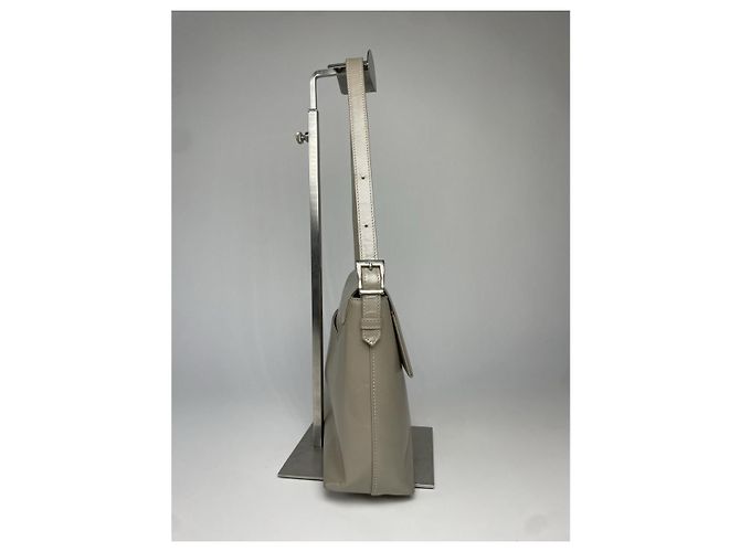 Borsa in pelle argento Givenchy 4G - vista 5