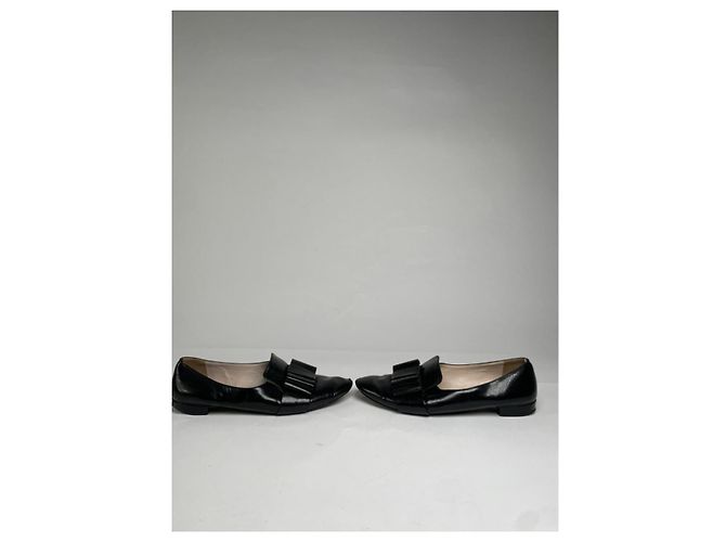 Miu Miu Bailarinas de Charol Negro - vista 2