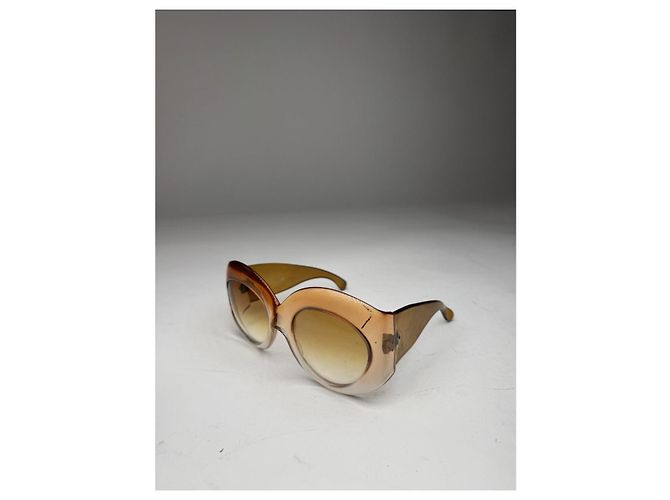 Occhiali da sole in plastica arancione Givenchy - vista 4