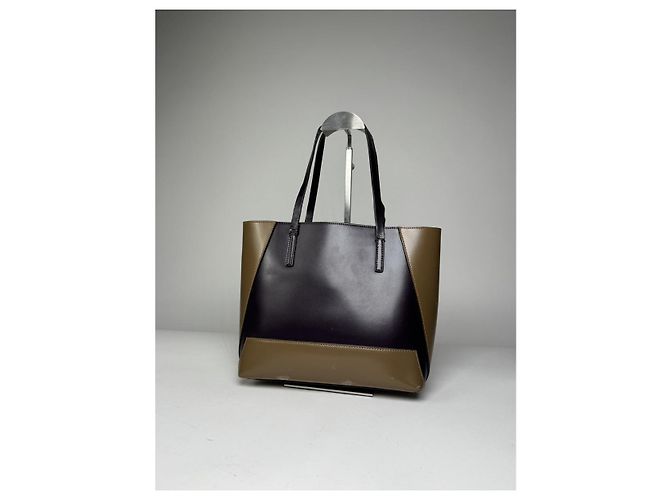 Borsa in pelle viola Marni Porpora - vista 5