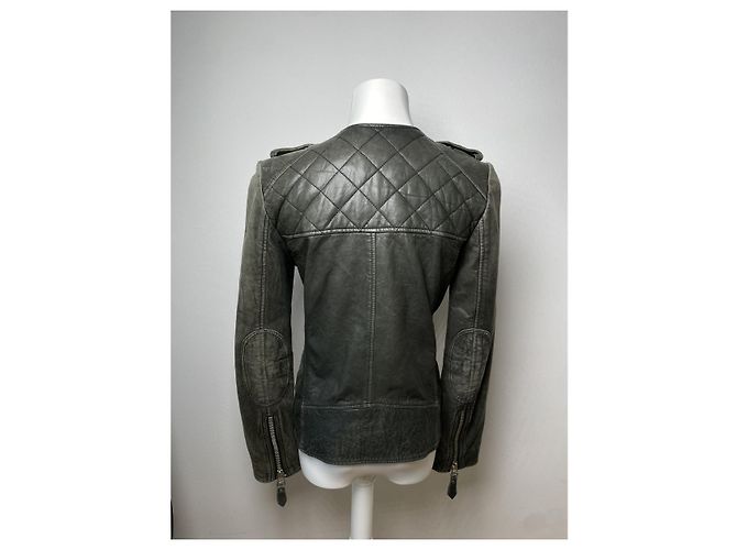 Isabel Marant Etoile Schwarze Lederjacke Isabel Marant Étoile - Ansicht 3