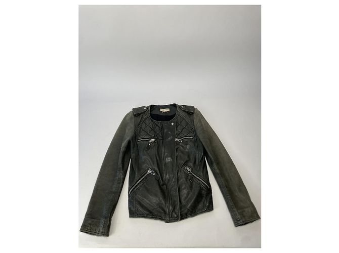 Isabel Marant Etoile Schwarze Lederjacke Isabel Marant Étoile - Ansicht 4