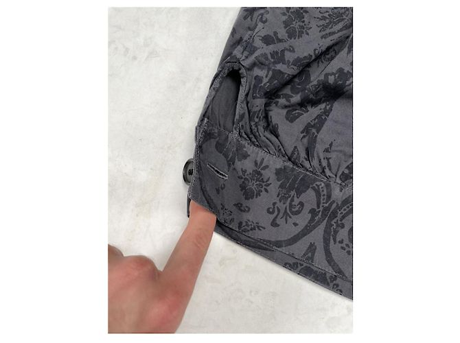 Prada Anthrazit Baumwollshorts Anthrazitgrau - Ansicht 4