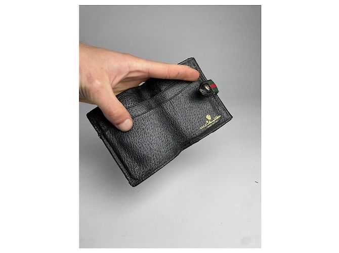 Borsa Piccola in Pelle Nera Ophidia di Gucci Nero - vista 4